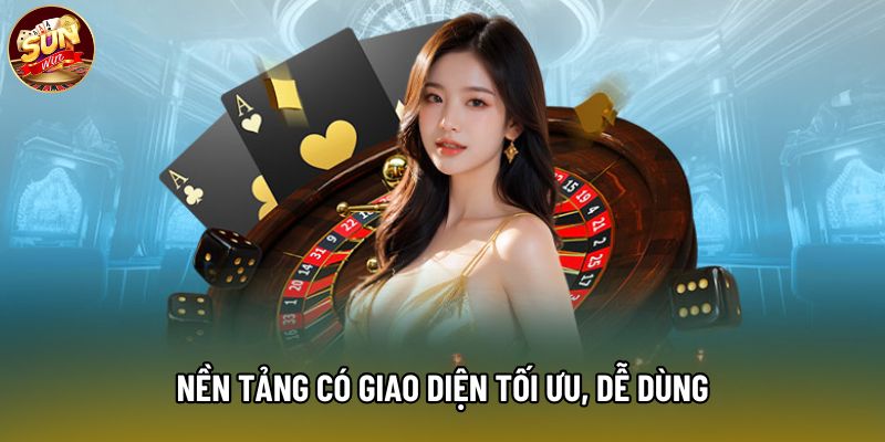 Nền tảng có giao diện tối ưu, dễ dùng Nền tảng có giao diện tối ưu, dễ dùng